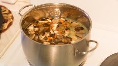 Как быстро и просто приготовить грибной суп [Домашняя кухня]