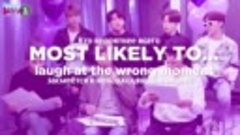 BTS played the Most likely to… game  SiriusXM ( рус. суб. )