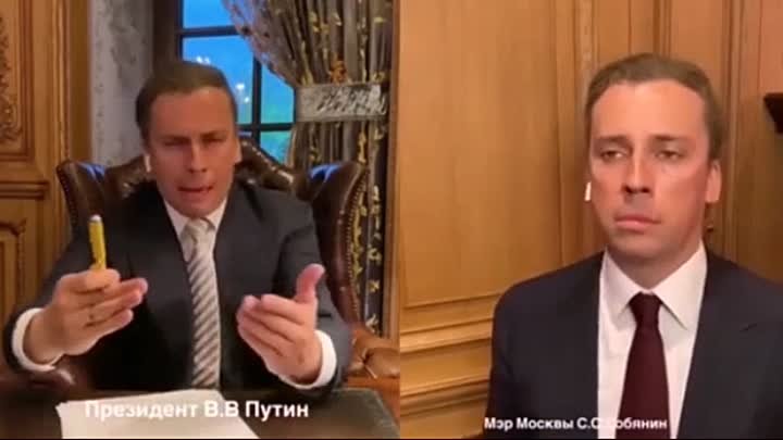 Галкин с пародией на совещание Путина и Собянина о прогулках