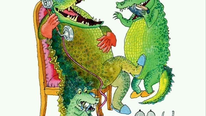 Иллюстрации к сказке телефон Корнея Чуковского. Чуковский калоши для крокодила. Читать про крокодила