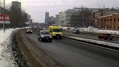 VW crafter russian ambulance responding code 3