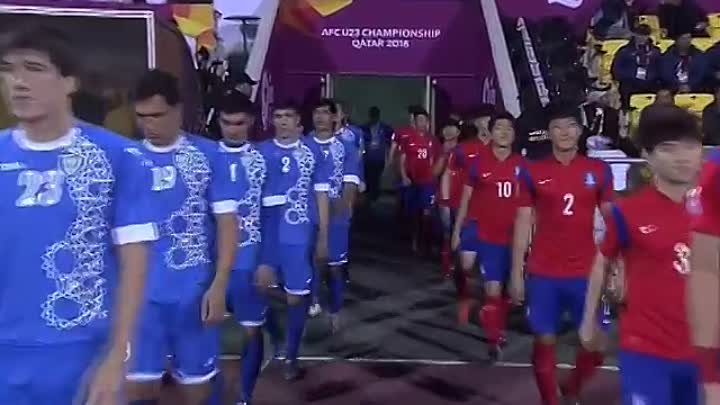 Janubiy Koreya-Uzbekistan 2-1 U23