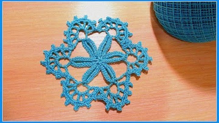 Узор (мотив) крючком. Pattern (motif) crocheted.