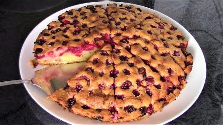 Пирог с вишней в духовке фото Пирог с вишней в духовке фото