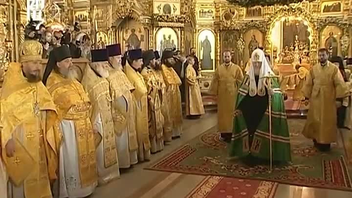 Патриарх Кирилл совершил литургию в Орехово-Зуево [k_iWsnHEYQ4]