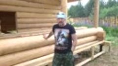 Видео отзыв на сруб дома 6х6+2 м..mp4