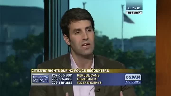 Citizens' Rights During Police Encounters Steve Silverman on C-SPAN's Washington Journal
