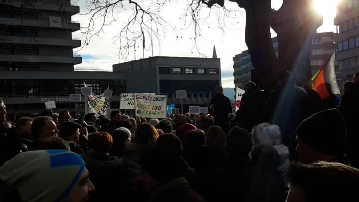 24.01.16 Pforzheim/Demo gegen verschiegene Gewalt