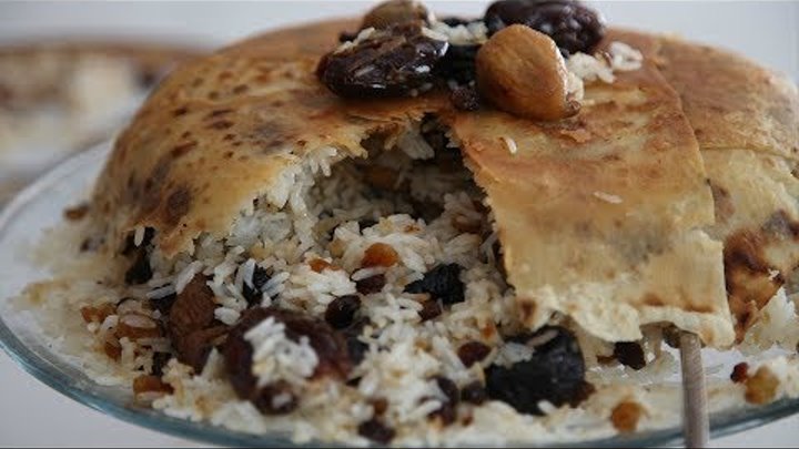 Չամիչով Փլավ Լավաշով - Rice with Raisins - Heghineh Cooking Show in Armenian
