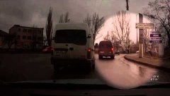 16-03-2013.Луганск,ДТП.Сбит человек на пешеходном переходе.