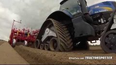 Трактор New Holland T8050 садит картошку. Это стоит видеть!!...