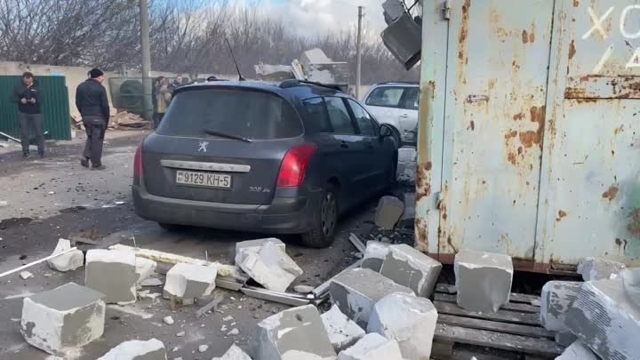 Взрыв гаража на улице Автомобилистов в Минске