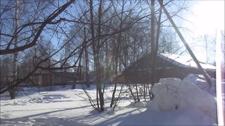 Село Каринка зимой
