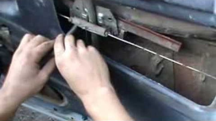 Снятие стекла двери и механизма стеклоподъемника ВАЗ 2110,2111,2112 - YouTube