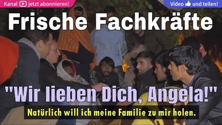 ▶Frische Fachkräfte: "Wir lieben Dich, Angela!" - Interview mit Flüchtlingen