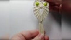 Плетение совы в технике макраме