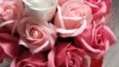 букет из мыльных роз