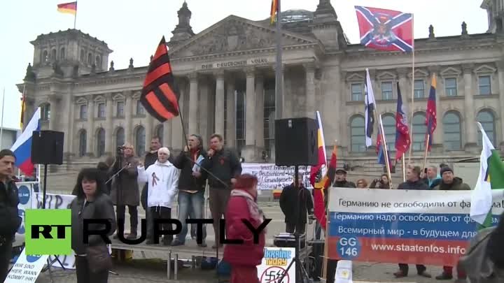 Germany Pro-Novorossiya activists CLASH with counter-protesters