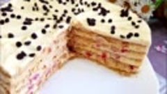 БЕЗ ДУХОВКИ! ОБАЛДЕННЫЙ торт ПЛОМБИР за 15 МИНУТ с клубникой