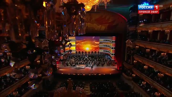 С. Безруков в юбилейном концерте А.Пахмутовой