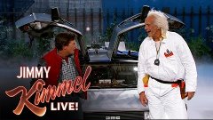 Marty McFly &amp; Doc Brown Visit Jimmy Kimmel Live