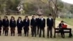 Ճապոնացի դպրոցականները երգում են հին հայկական երգ Ճապոնիայի ...