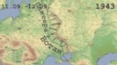 Великая Отечественная, 1943-44 гг. на карте