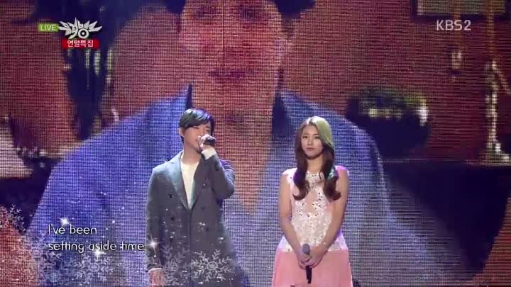 [131220] Suzy & Junho- Way Back into Love (KBS Music Bank Christmas Special)