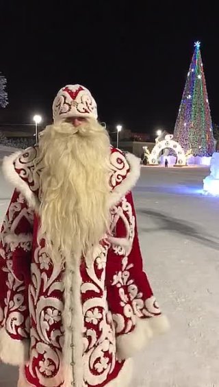 Когалымский Дед Мороз  красавчик
