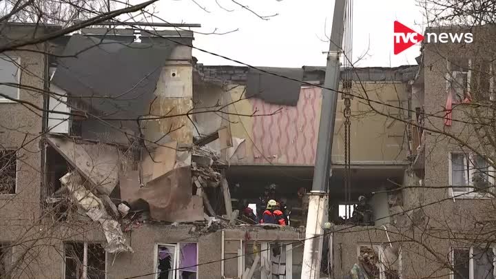 Взрыв газа в жилом доме в подмосковном Ступине, онлайн-трансляция